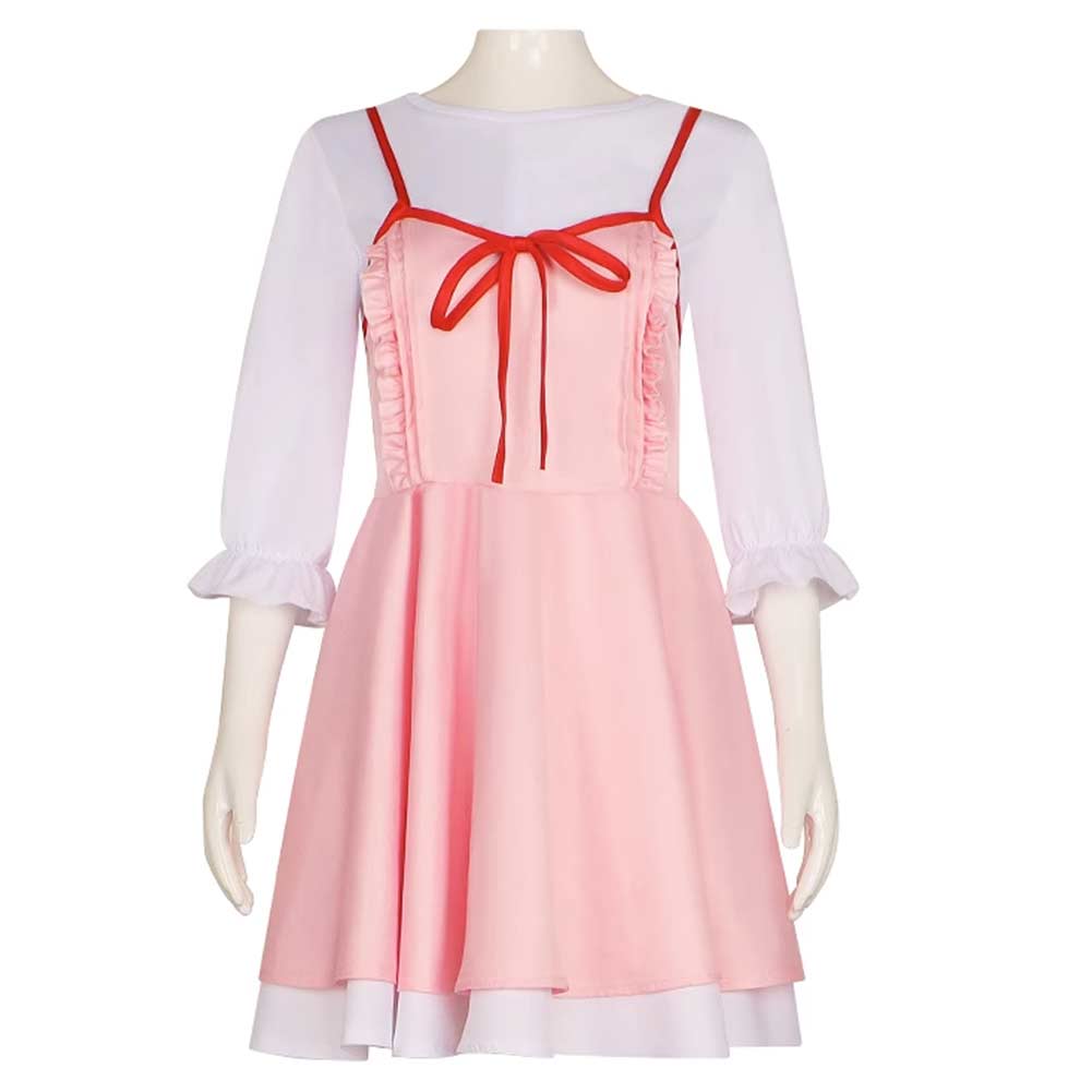 Your Lie in April Miyazono Kaori Uniform Cosplay rosa Kleid Halloween Karneval Outfits