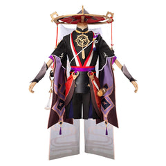 Genshin Impact Fatui Scaramouche Cosplay Kostüme Outfits Halloween Karneval Set