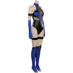 Mortal Kombat 4 Kitana Sexy Kostüm Outfits Halloween Karneval Jumpsuit