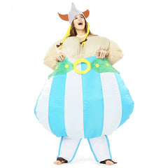 Asterix Obelix Aufblasbare Fettkostüm Viking Cosplay Kostüm