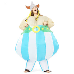 Asterix Obelix Aufblasbare Fettkostüm Viking Cosplay Kostüm