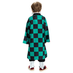 Kinder Demon Slayer: Kimetsu no Yaiba Kamado Tanjirou Cosplay Kostüm