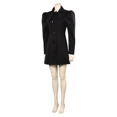 Poor Things Bella Baxter Cosplay schwartz Mantel Halloween Karneval Outfits auch für Alltag