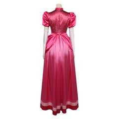 Prinzessin Peach Kleid The Super Mario Bros. Movie Cosplay Halloween Karneval Outfits