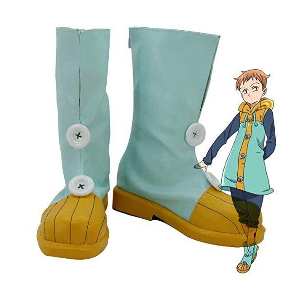 The Seven Deadly Sins die sieben Todsünden King Harlequin Cosplay Schuhe Stiefel - cosplaycartde