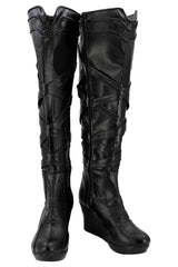 Thor 3 Ragnarok Valkyrie Schuhe Cosplay Schuhe Stiefel Schwarz - cosplaycartde