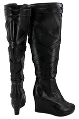 Thor 3 Ragnarok Valkyrie Schuhe Cosplay Schuhe Stiefel Schwarz - cosplaycartde