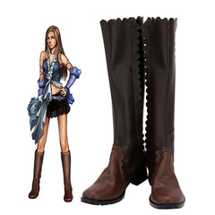Final Fantasy lenne Schuhe Cosplay Halloween Karneval Stiefel