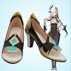 Genshin Impact Shenhe Schuhe Cosplay Schuhe