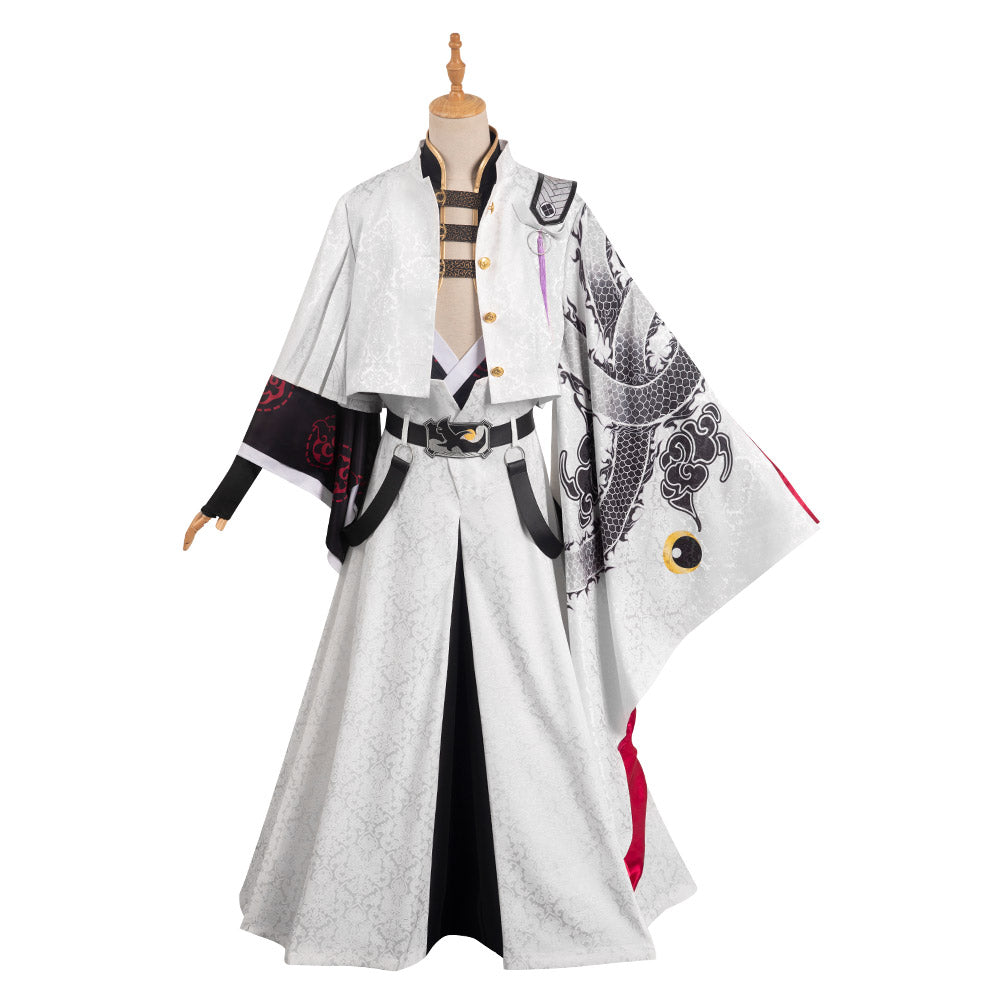 Fate/Grand Order FGO Takasugi Shinsuke silbrig Halloween Karneval Outfits Cosplay Kostüm