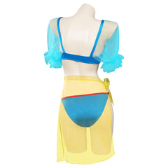 Snow White Cosplay Bademode Erwachsene Sommer 3tlg. Badeanzug