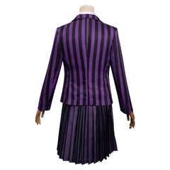 Kinder Wednesday Addams Cosplay Enid Sinclair Schuluniform Halloween Karneval Kostüm Set