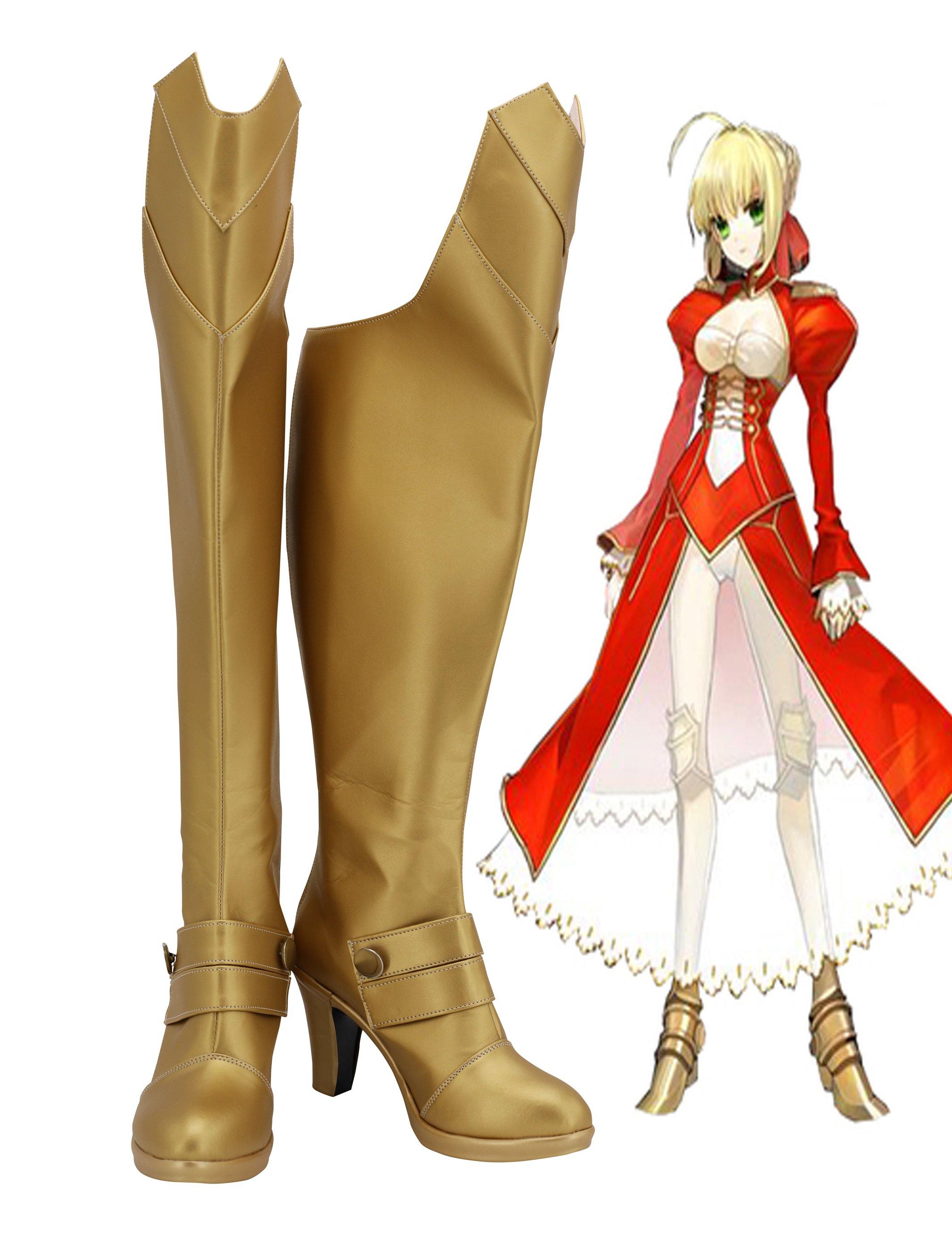 Saber Nero Claudius Fate Extra Stiefel Cosplay Schuhe - cosplaycartde