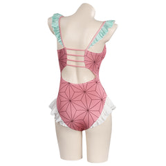 Kamado Nezuko Demon Slayer Cosplay Outfits Badeanzug