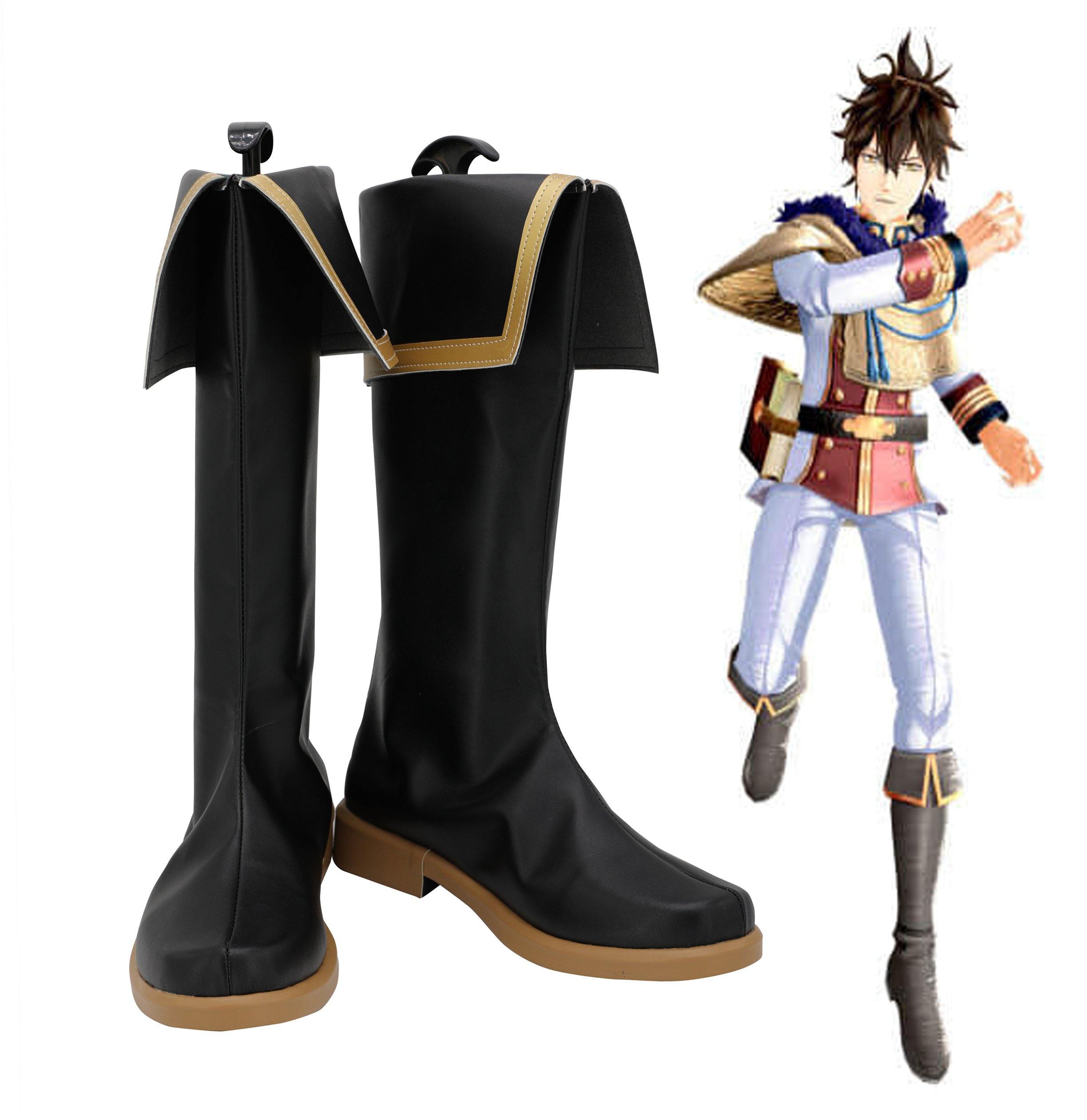 Black Clover Yuno Schuhe Cosplay Schuhe Schwarz - cosplaycartde