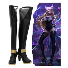 LOL League Game Kda Akali Stiefel Cosplay Schuhe - cosplaycartde
