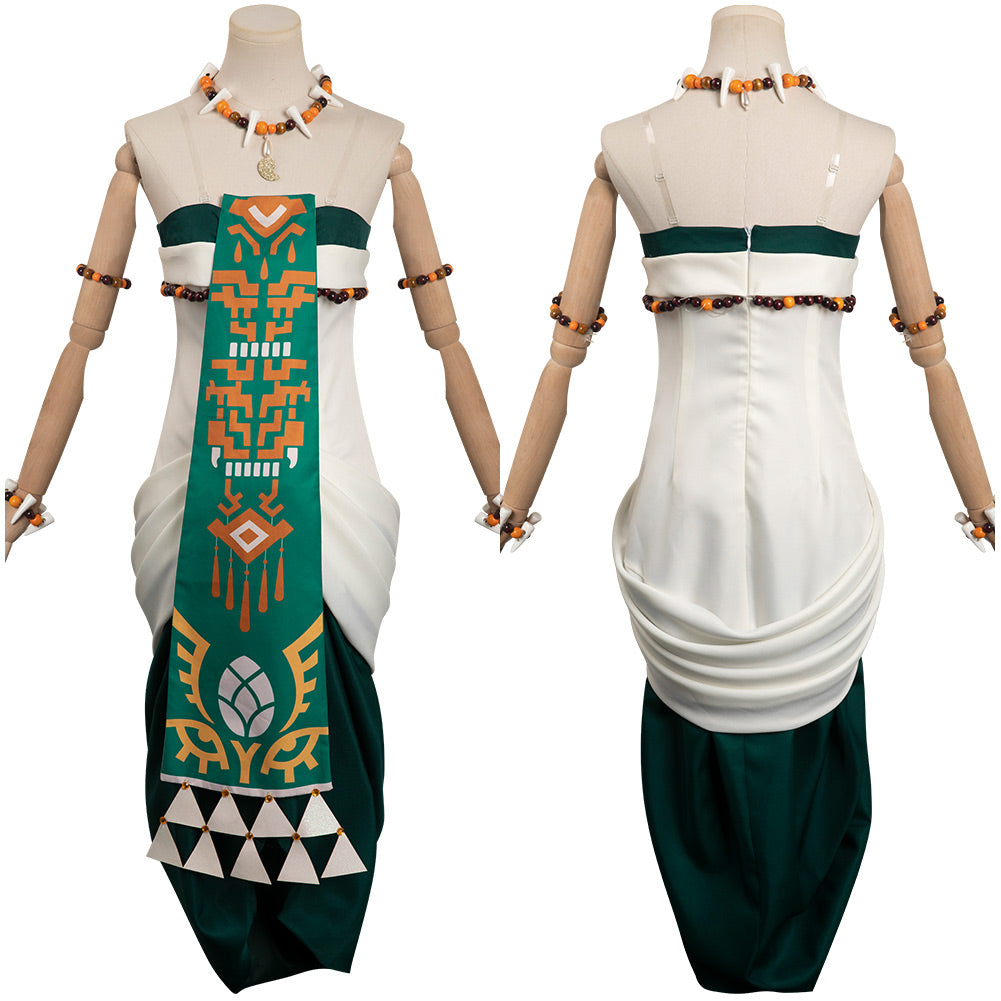 The Legend of Zelda: Tears of the Kingdom Prinzessin Zelda Cosplay Kleid Halloween Karneval Outfits
