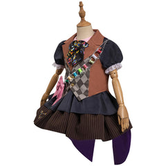 Kinder Alice in Wonderland Mad Hatter Tarrant Hightopp originelle Cosplay Kostüm Halloween Karneval Outfits