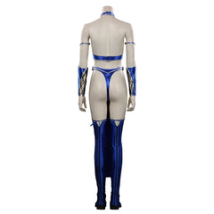 Mortal Kombat Kitana Cosplay Kostüme Outfits Halloween Karneval Anzug