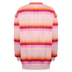 Wednesday Addams Enid Sinclair Cosplay gestreiftes Top Halloween Karneval Hoodie