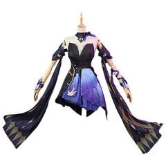 Keqing Genshin Impact Opulent Splendor Cosplay Halloween Karneval Kostüm