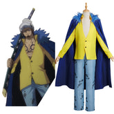 One Piece Trafalgar D. Water Law Cosplay Kostüme Halloween Karneval Outfits