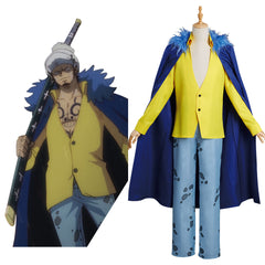 One Piece Trafalgar D. Water Law Cosplay Kostüme Halloween Karneval Outfits