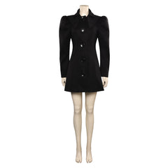 Poor Things Bella Baxter Cosplay schwartz Mantel Halloween Karneval Outfits auch für Alltag