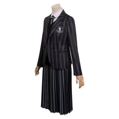 Addams Family Mädchen Cosplay Kostüm Outfits Halloween Karneval Uniform