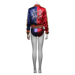 Suicide Squad Harley Quinn Cosplay Kostüm Outfits Dulex Set - cosplaycartde