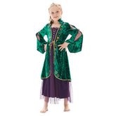 Kinder Winifred Sanderson Hocus Pocus Cosplay Kostüme Halloween Karneval Kleid