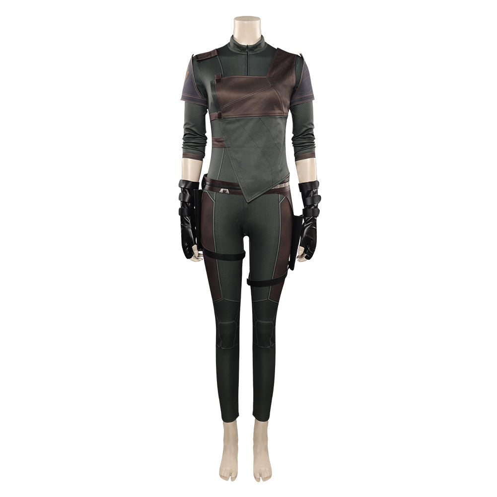 Guardians of the Galaxy Vol. 3 Gamora Overall Cosplay Kostüm Halloween Karneval Jumpsuit