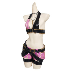 Jinx LoL League of Legends Cosplay Kostüm Halloween Karneval Outfits