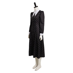 The Addams Family Tochter Cosplay Kostüm Outfits Halloween Karneval Kleid