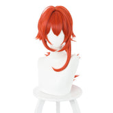 Genshin Impact Diluc Perücke Cosplay Perücke rot - cosplaycartde