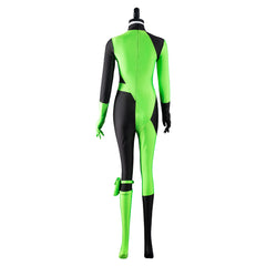 Kim Possible Shego Cosplay Jumpsuit Halloween Karneval Kostüm