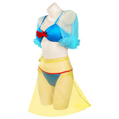 Snow White Cosplay Bademode Erwachsene Sommer 3tlg. Badeanzug