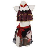 Genshin Impact HUTAO Cosplay Bademode Damen Sommer Originell 4tlg. Badeanzug