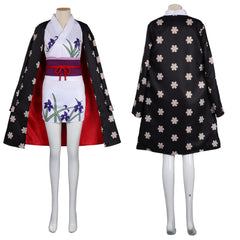 One Piece Onigashima Nico·Robin Cosplay Kostüm Halloween Karneval Outfits
