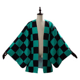 Tanjirou/Tanjiro Kamado Demon Slayer: Kimetsu no Yaiba Cosplay Kimono Umhang für Erwachsene - cosplaycartde