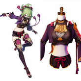 Genshin Impact Kuki Shinobu Cosplay Kostüm Outfits Halloween Karneval Anzug