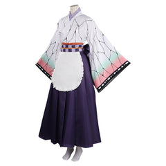 Kochou Shinobu Demon Slayer Cosplay Dienstmädchen Kostüm Halloween Karneval Lolita Kleid