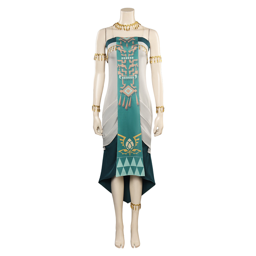 Prinzessin Griselda The Legend of Zelda: Tears of the Kingdom Cosplay Kleid Halloween Karneval Outfits