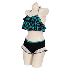 Kamado Tanjirou Demon Slayer Cosplay Outfits Badeanzug