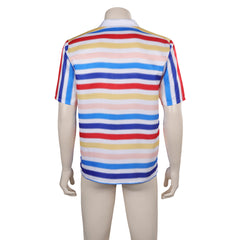 Barbie Film 1964 Ken Regenbogenbalken T-shirt Hemd Cosplay Kostüm Halloween Karneval Outfits