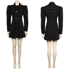 Poor Things Bella Baxter Cosplay schwartz Mantel Halloween Karneval Outfits auch für Alltag