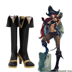 LoL League of Legends Die Kopfgeldjägerin Miss Fortune Stiefel Cosplay Schuhe - cosplaycartde