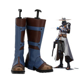 Cypher Valorant der Hacker aus Marokko Sentinel Cypher Stiefel Cosplay Schuhe - cosplaycartde
