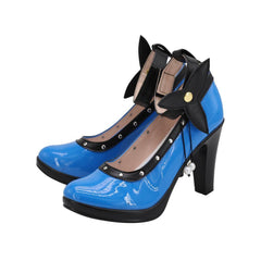 Final Fantasy VII Remake-Tifa Lockhart Schuhe Cosplay Schuhe Blau - cosplaycartde