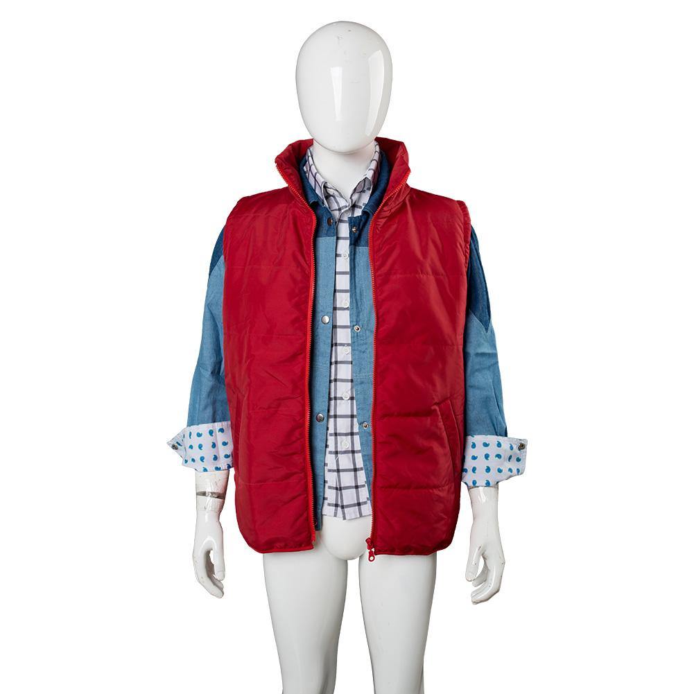 Back To The Future Marty McFly rot Jacke Cosplay Kostüm - cosplaycartde